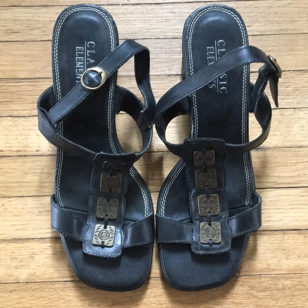 2 inch vintage chunky heel